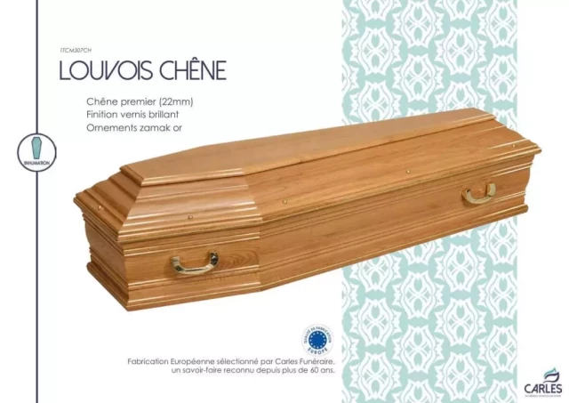 Cercueil LOUVOIS CHENE Cercueil LOUVOIS CHENE