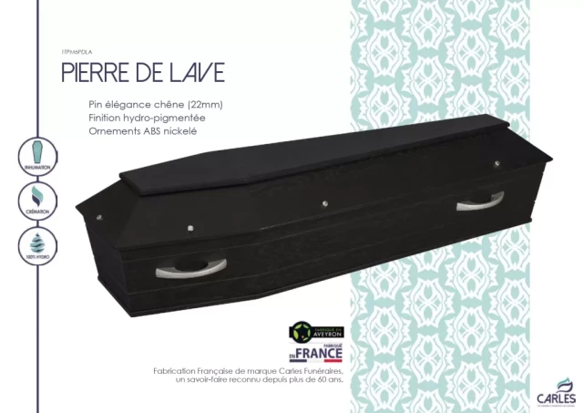 Cercueil PIERRE DE LAVE Cercueil PIERRE DE LAVE